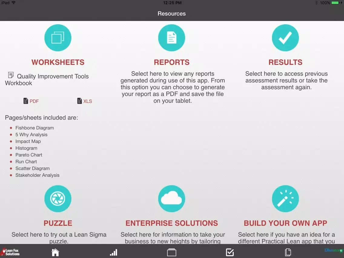 Capturas de pantalla de Healthcare Quality Improvement Tools iPad 