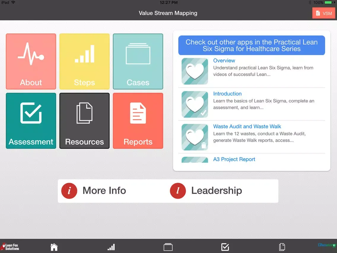 Скриншоты Healthcare Value Stream Map iPad 