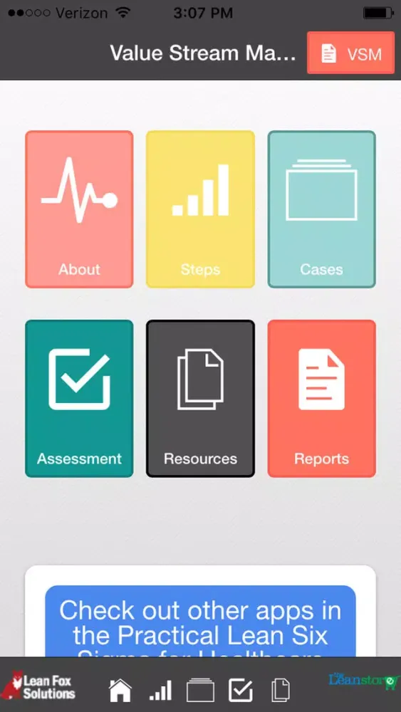 Скриншоты Healthcare Value Stream Map