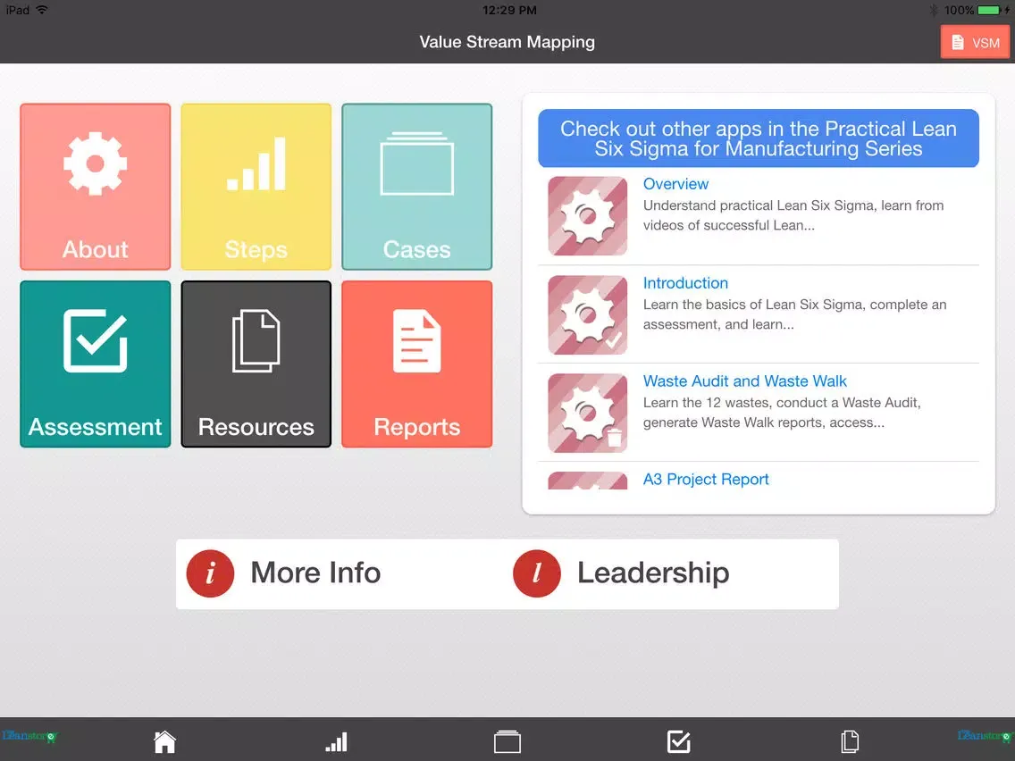 Manufacturing Value Stream Map iPad 應用截圖