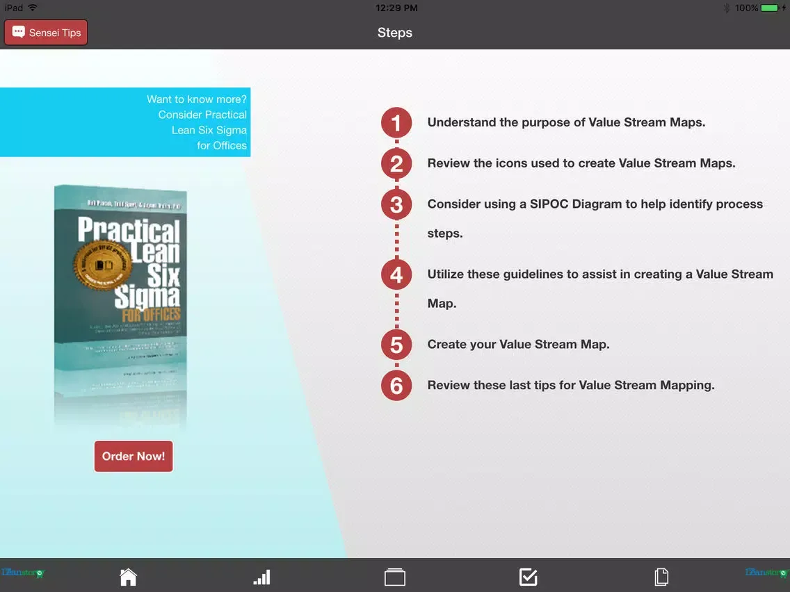 Manufacturing Value Stream Map iPad 應用截圖