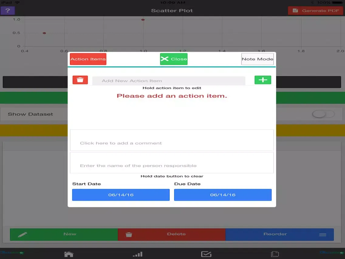 تصاویر Lean Scatter Plot iPad 