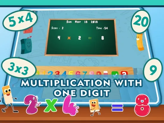 Multiplication Games 4th Grade iPad  스크린샷
