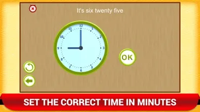 Tangkapan skrin Math Telling Time Clock Game