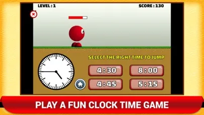 Tangkapan skrin Math Telling Time Clock Game