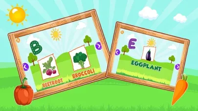 Learn ABC Vegetables Alphabet Ekran Görüntüleri