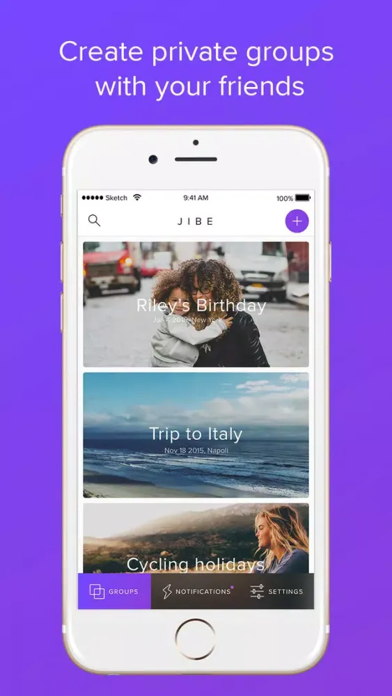 Jibe-Democratic Photo Sharing Ekran Görüntüleri