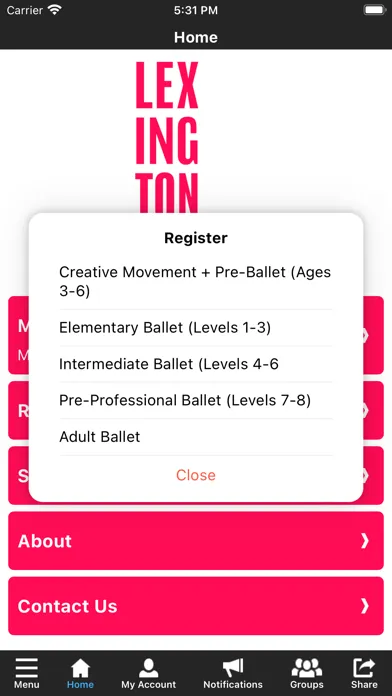 Скриншоты Lexington Ballet Company