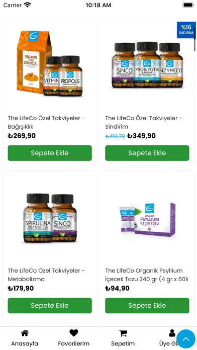 The LifeCo Shop 스크린샷