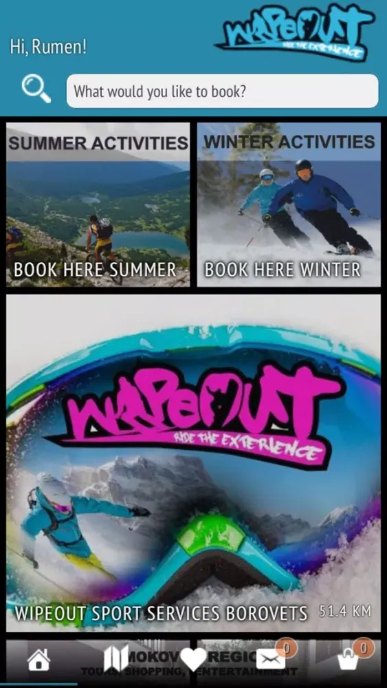 Capturas de tela do Wipeout Ski School - Borovets