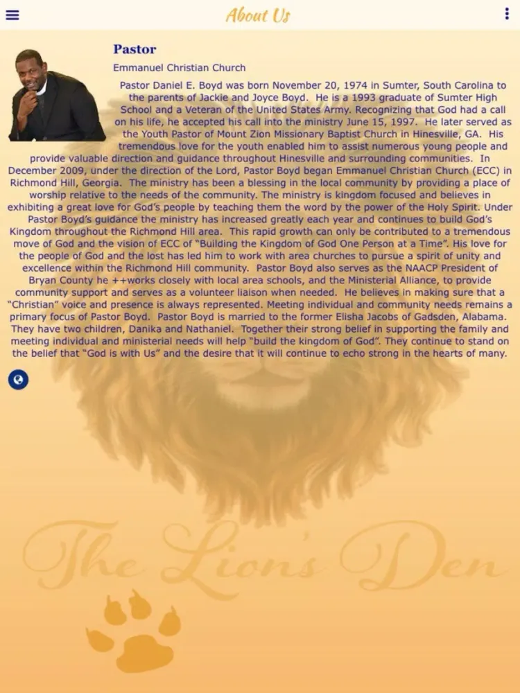 Скриншоты The Lions Den iPad 