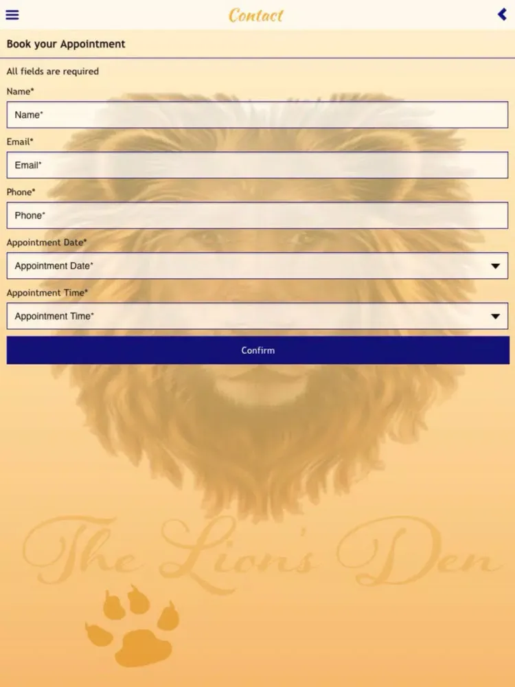 Скриншоты The Lions Den iPad 