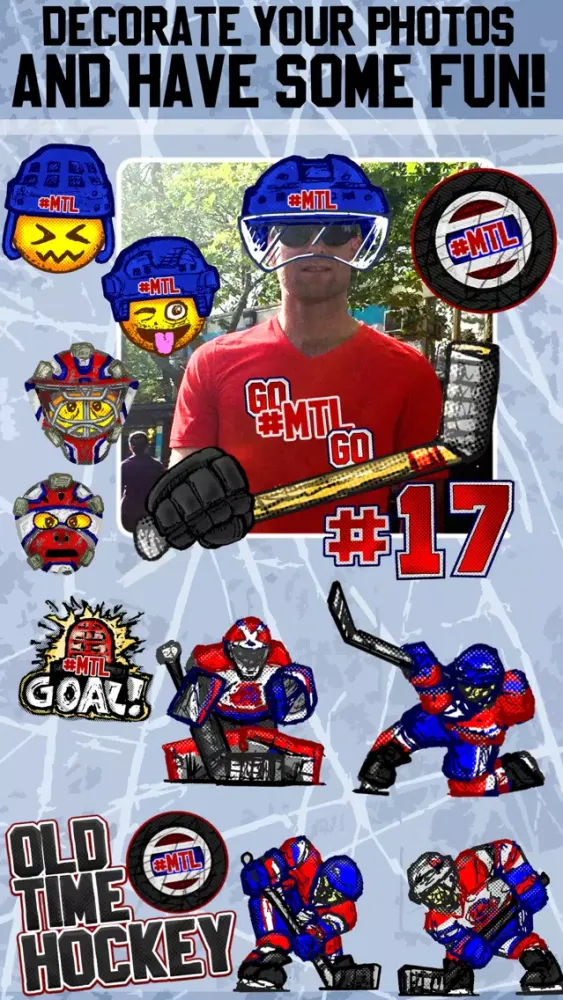 صور Old Time Hockey Mojis - #MTL