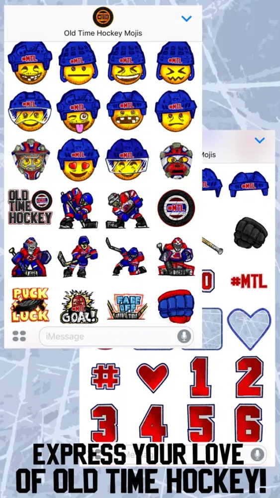 صور Old Time Hockey Mojis - #MTL