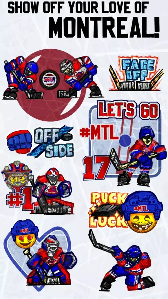 صور Old Time Hockey Mojis - #MTL