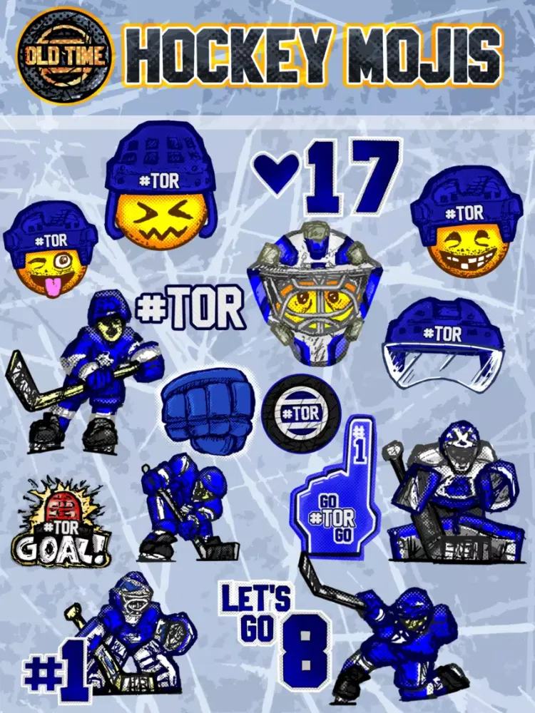 Zrzuty ekranu Old Time Hockey Mojis - #TOR iPad 