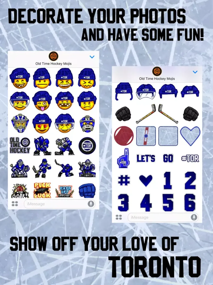 Zrzuty ekranu Old Time Hockey Mojis - #TOR iPad 