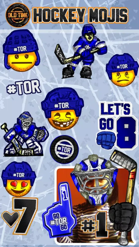 Zrzuty ekranu Old Time Hockey Mojis - #TOR