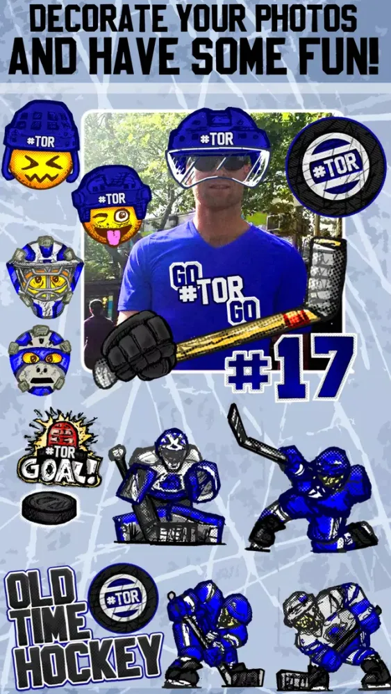 Zrzuty ekranu Old Time Hockey Mojis - #TOR