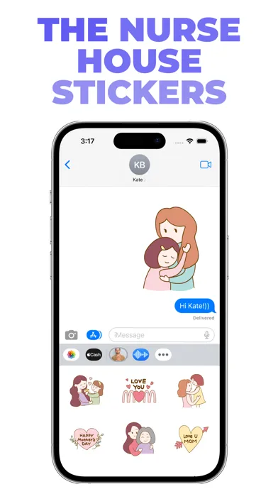 The Love You, Mom stickers应用截图