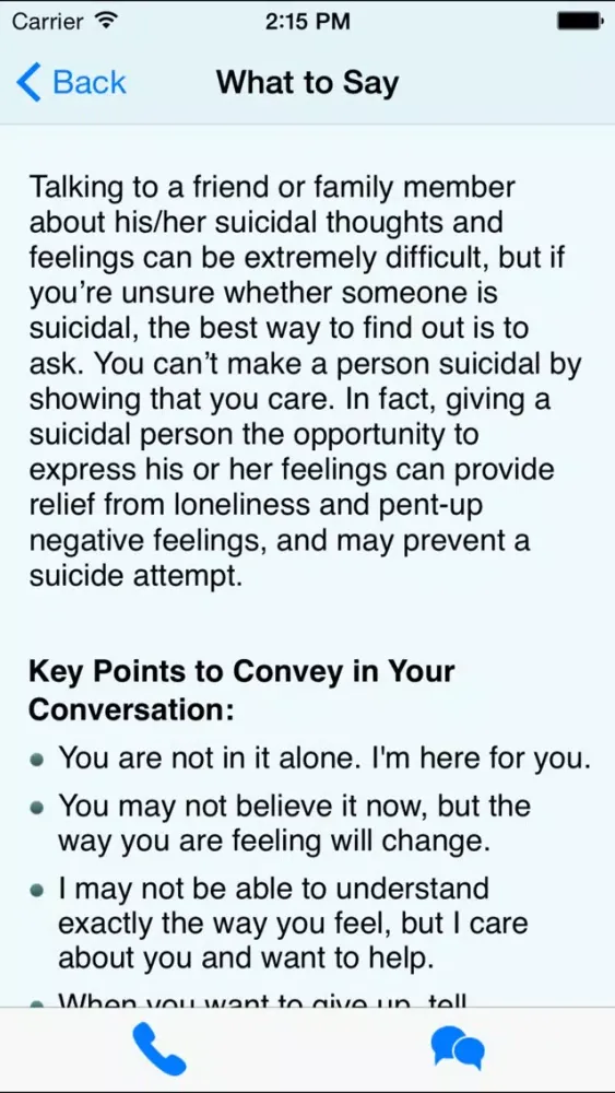 Dutchess County HELPLINE Screenshots
