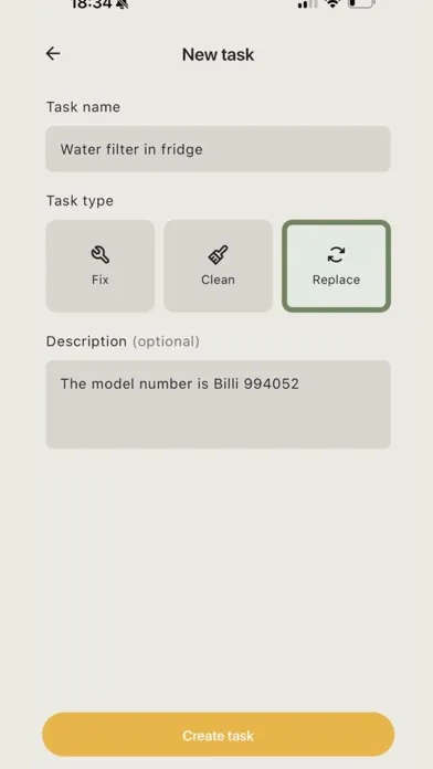 Zrzuty ekranu The Maintain App Property