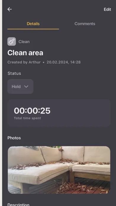 Zrzuty ekranu The Maintain App Property