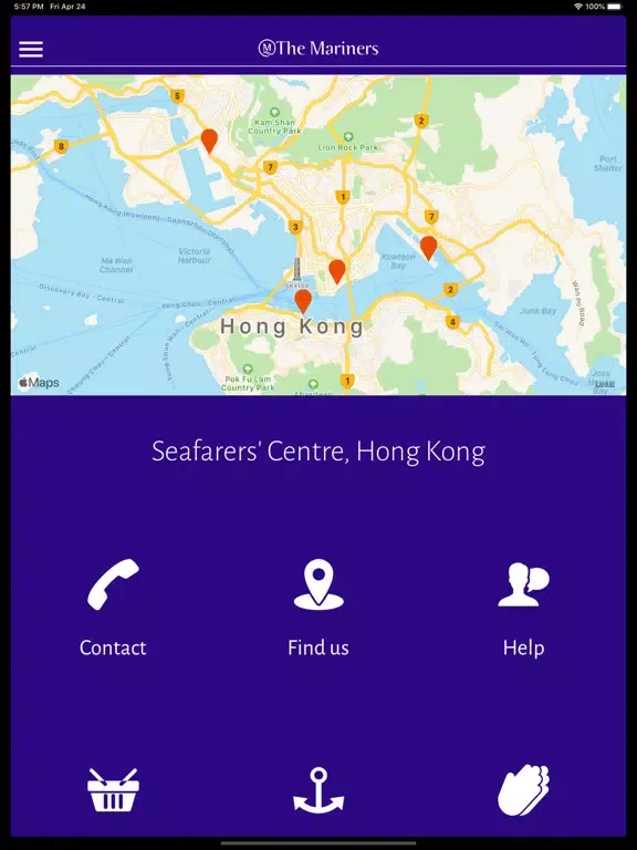 The Mariners Seafarers App iPad  Screenshots