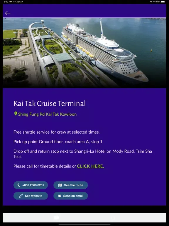 The Mariners Seafarers App iPad  Screenshots
