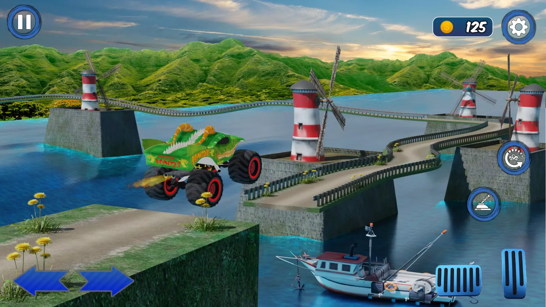 Monster Truck Stunt Games 4x4应用截图