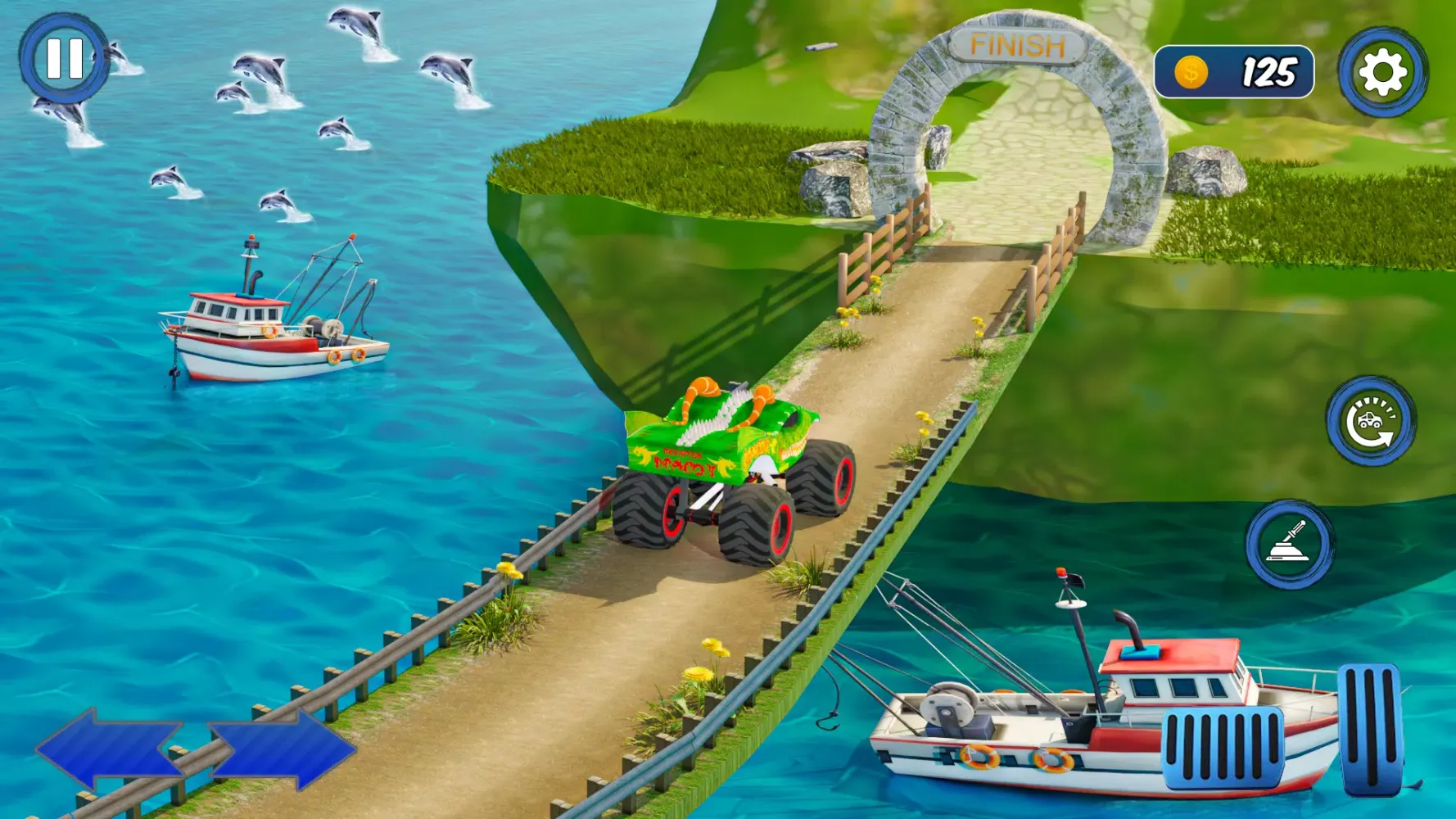 Monster Truck Stunt Games 4x4应用截图