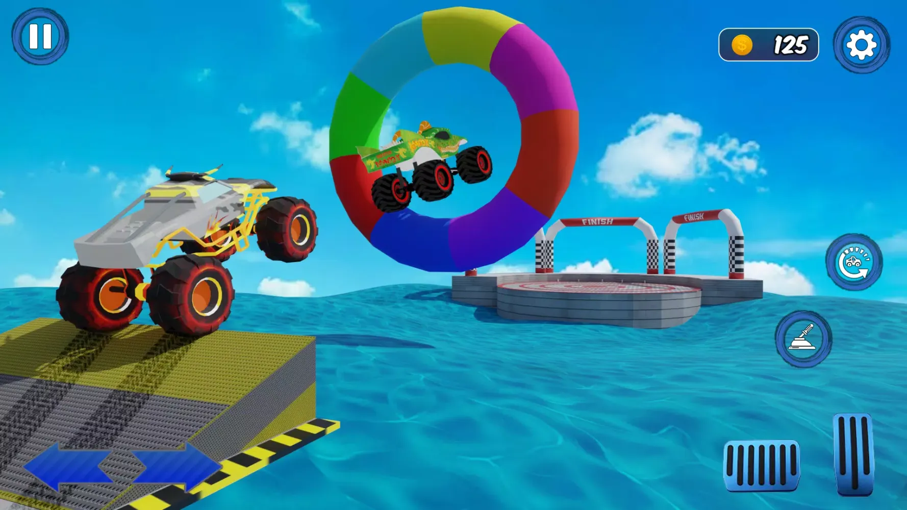 Monster Truck Stunt Games 4x4应用截图