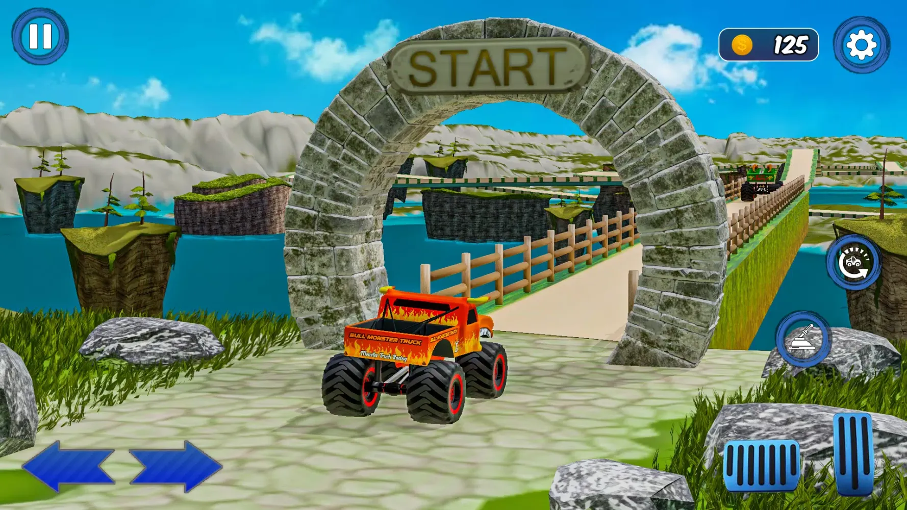 Monster Truck Stunt Games 4x4应用截图