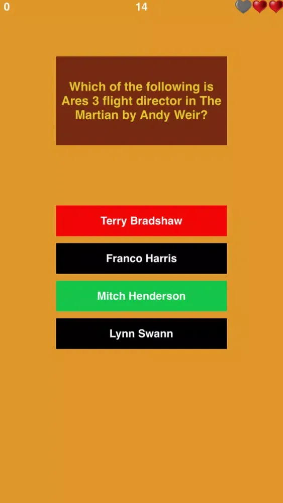 Trivia for The Martian - Super Fan Quiz for The Martian Trivia - Collector's Edition স্ক্রিনশট