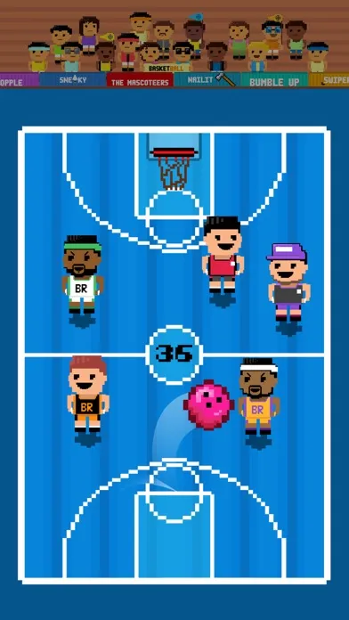 Screenshot di Basketball Retro