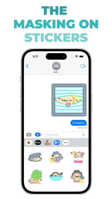 The Masking On stickers سکرین شاٹس