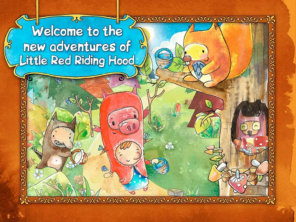 Little Red Riding Hood and the Magic Cloak iPad 應用截圖