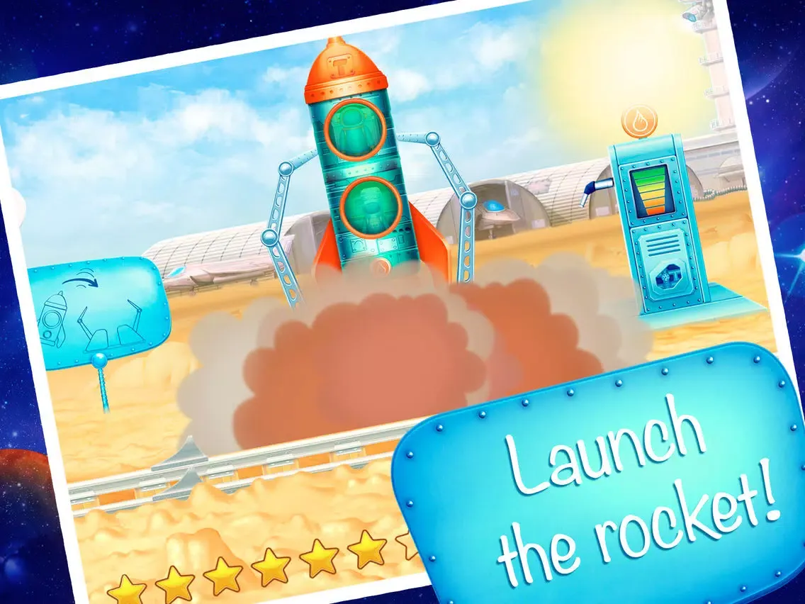 Ảnh chụp màn hình của Tiny space vehicles: cosmic cars for kids iPad 
