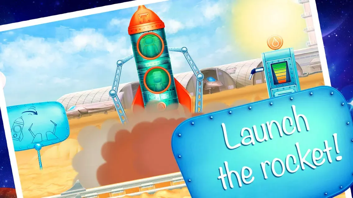 Ảnh chụp màn hình của Tiny space vehicles: cosmic cars for kids