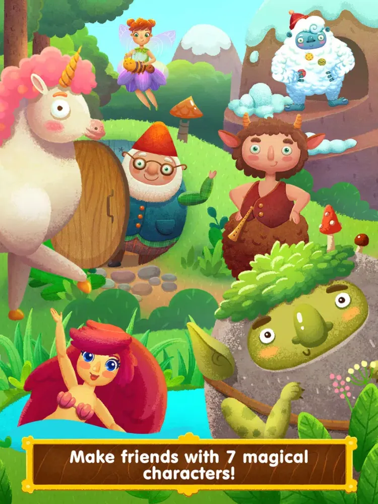 Скриншоты Wonderland Free - fairy-tale game for kids iPad 