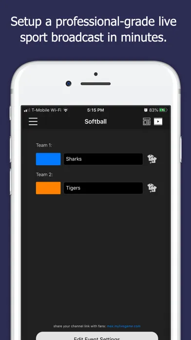 Ảnh chụp màn hình của SeasonCast: Live Stream Sports