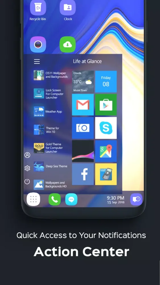 Galaxy S10 theme icon pack スクリーンショット