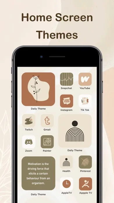 Tangkapan skrin Daily Theme: Aesthetic Widgets