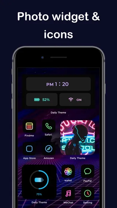 Tangkapan skrin Daily Theme: Aesthetic Widgets