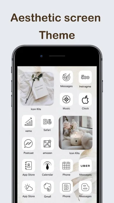 Tangkapan skrin Daily Theme: Aesthetic Widgets