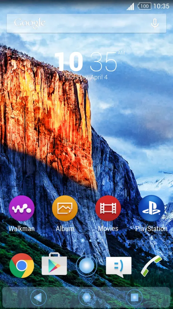UStyle Xperia Theme Screenshots