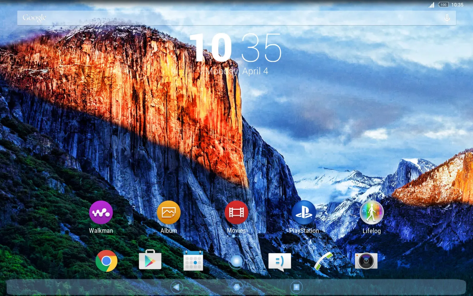 UStyle Xperia Theme Screenshots