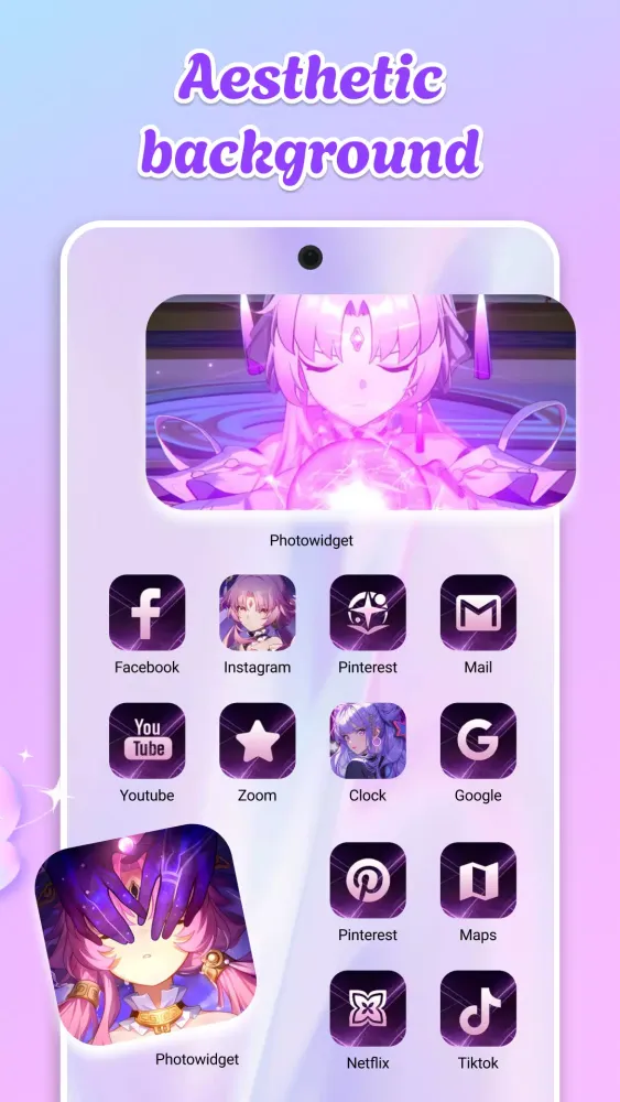 Capturas de pantalla de Cute Aesthetic Wallpaper Theme