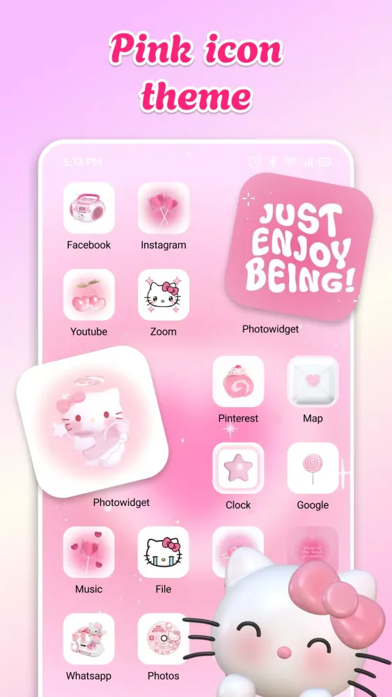Capturas de pantalla de Cute Aesthetic Wallpaper Theme