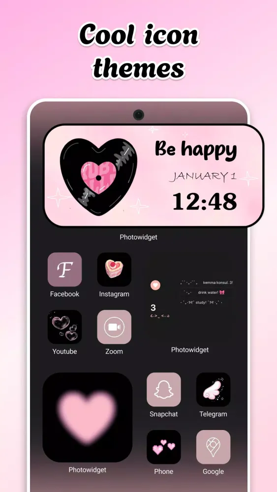 Capturas de pantalla de Cute Aesthetic Wallpaper Theme